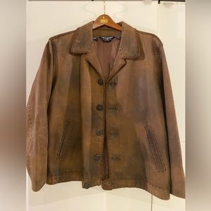 Ralph Lauren Brown Leather Jacket